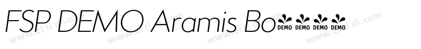 FSP DEMO Aramis Bo字体转换 FSP DEMO Aramis Bo字体转换